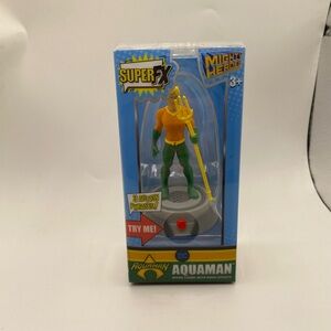 Super FX Mighty Heroes DC Comics Talking Aquaman Figure.